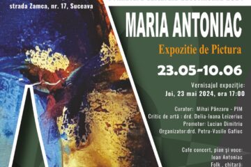 „Ambivalențe”, expoziție de pictură realizată de Maria Antoniac, la Galeria de Artă „Zamca”