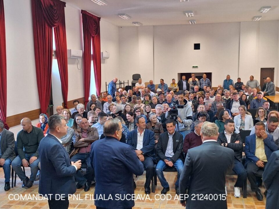 Liberalii au lansat duminică, la Rădășeni, candidatura lui Neculai Perju pentru un nou mandat de primar al acestei comune