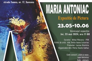 „Ambivalențe”, expoziție de pictură realizată de Maria Antoniac, la Galeria de Artă „Zamca”