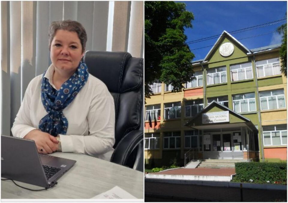Prof. Corina Nuțu, directoarea Colegiului “Mihai Eminescu”