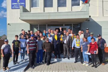 Gheorghe Flutur a participart la lansarea candidatului liberal pentru funcția de primar al comunei Zvoriștea, Petru Lupașcu
