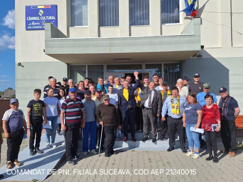 Gheorghe Flutur a participart la lansarea candidatului liberal pentru funcția de primar al comunei Zvoriștea, Petru Lupașcu