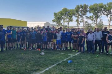 Sucevenii au avut onoarea de a se pregăti cu selecționerul României, francezul David Gérard, în prezența președintelui Federației Române de Rugby, Alin Petrache