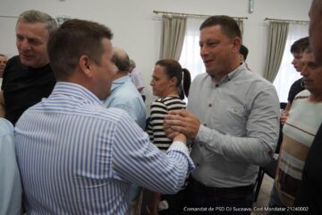 Gheorghe Șoldan a fost prezent joi alături de Mircea Belțic la lansarea oficială a candidaturii pentru Primăria Salcea