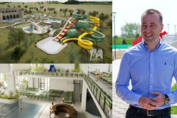 Aquapark cu centru Wellness&SPA și grădină urbană