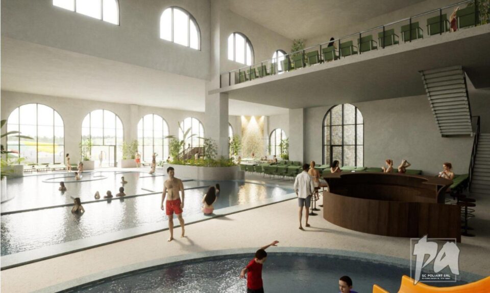 Aquapark cu centru Wellness&SPA și grădină urbană