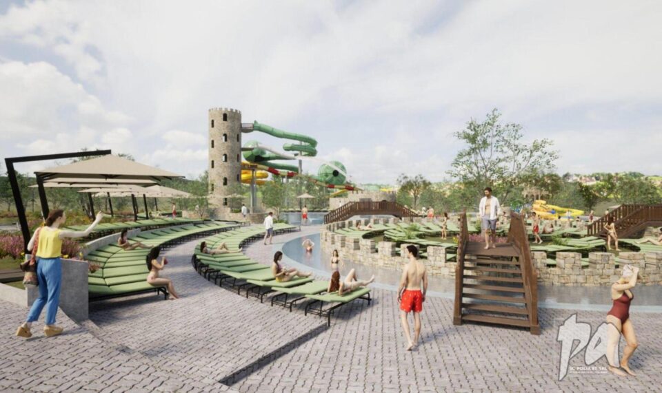 Aquapark cu centru Wellness&SPA și grădină urbană