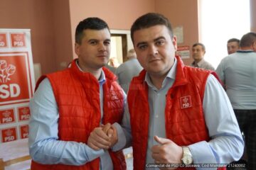 Planurile de dezvoltare a comunei Ostra, prezentate localnicilor de Gheorghe Șoldan și candidatul PSD la primărie, Marian Răzvan Calenciuc
