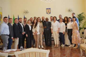 Reprezentanți ai Asociației In Business Club Suceava, în Italia, pentru promovarea dezvoltării relațiilor comerciale bilaterale la nivel regional