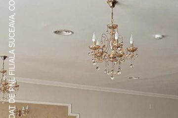 Gheorghe Flutur alături de primarul PNL din Moldovița, Traian Iliesi