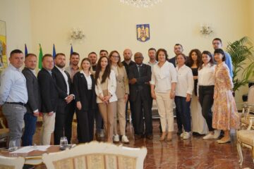 Reprezentanți ai Asociației In Business Club Suceava, în Italia, pentru promovarea dezvoltării relațiilor comerciale bilaterale la nivel regional