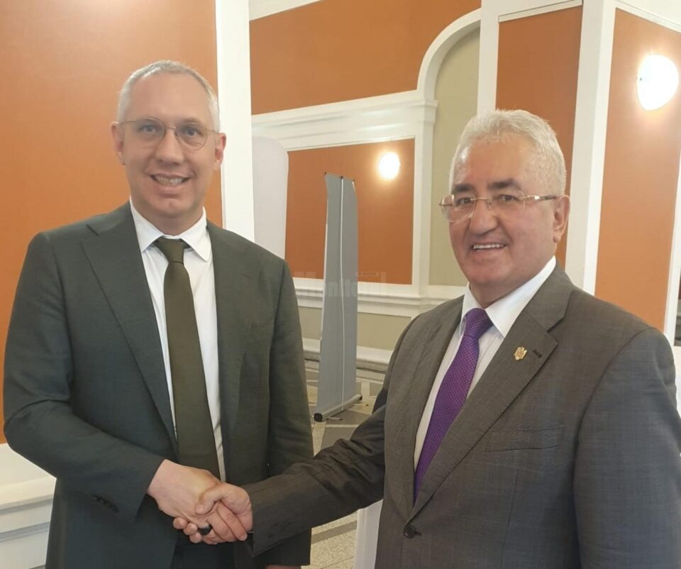 Primarul Sucevei, Ion Lungu, cu Secretarul General Eurocities, Andrè Sobczak