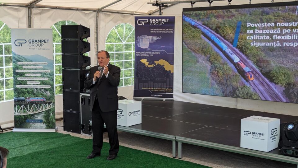 Gheorghe Flutur a precizat că noul terminal de la Dornești va contribui la reducerea numărului de TIR-uri de pe șoselele din România