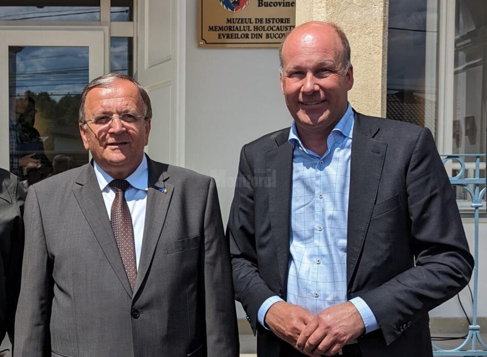 Gheorghe Flutur si Martin Sailer, președintele Regiunii Schwaben