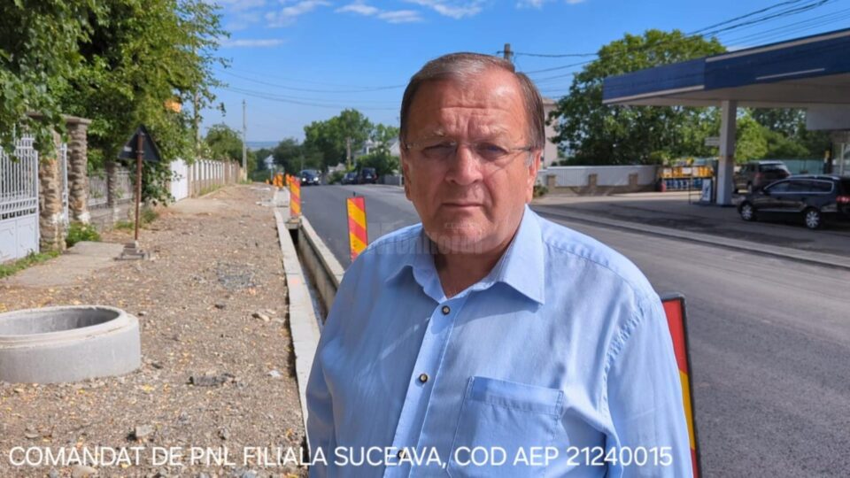 Flutur anunță asfaltarea ultimului tronson, la Bosanci, pe axialul Suceava-Dolhasca
