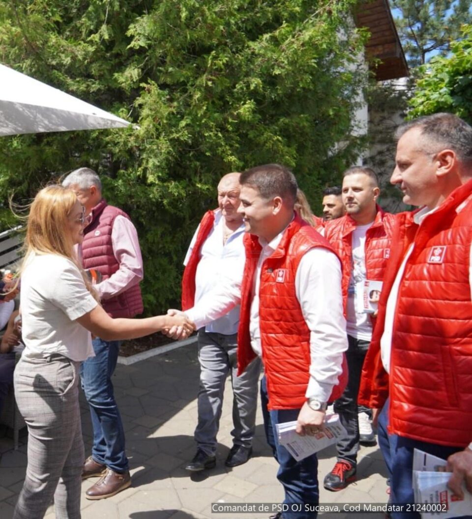 Echipa de campanie a PSD și primarul de Fălticeni, Cătălin Coman, au discutat cu localnicii despre planurile de dezvoltare a municipiului și a județului