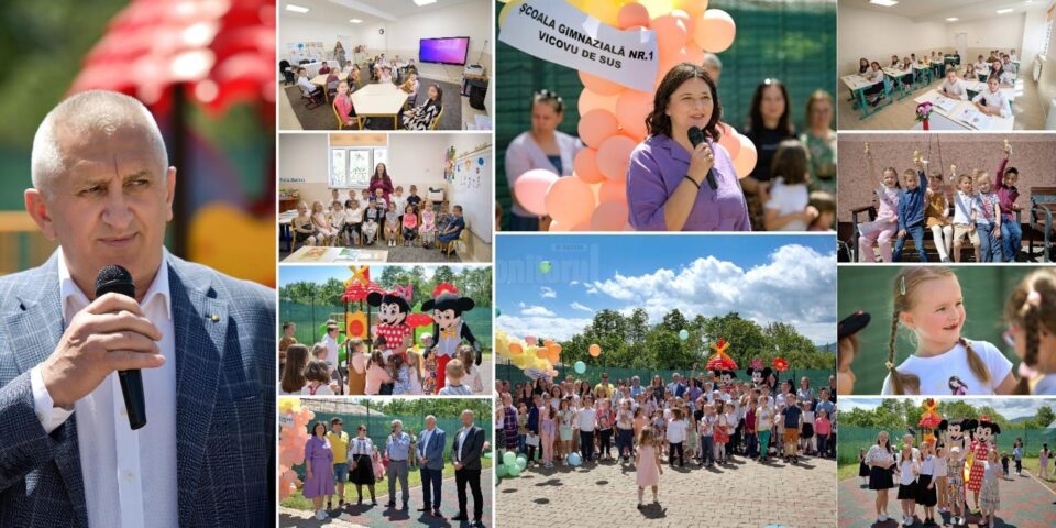 Grădinița cu Program Normal Nr. 1 Vicovu de Sus, inaugurată, după renovare