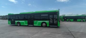Primele 50 de autobuze pentru transport metropolitan în Suceava au ajuns în Portul Constanța