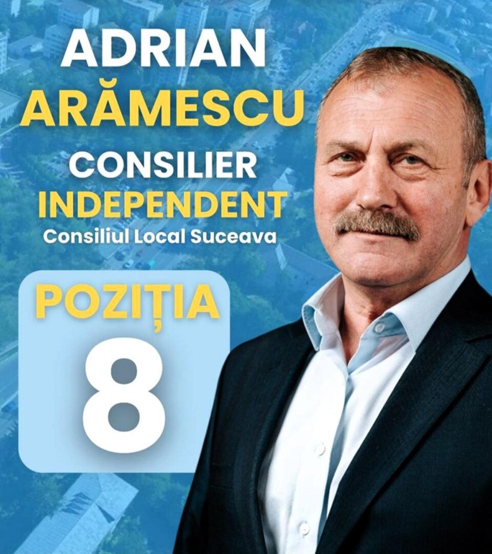 Adrian Arămescu, independentul care s-a „luat la trântă” cu partidele, pentru a fi vocea cetățenilor în Consiliul Local Suceava