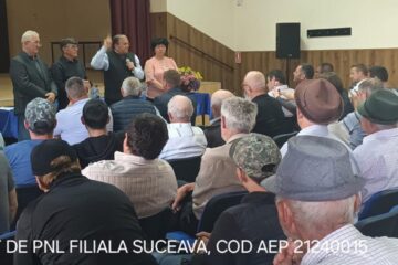 Gheorghe Flutur a participat la prezentarea programului electoral al candidatului PNL pentru Primăria Bosanci, Anton Curic