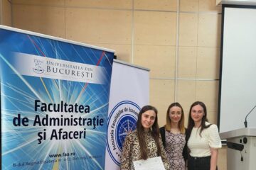 Studente ale Facultății de Economie, Administrație și Afaceri, premiate la Olimpiada Economiștilor în Formare