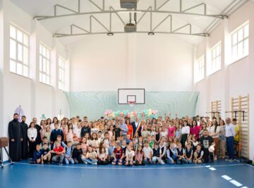Sala de sport a Școlii Gimnaziale Nr. 1 Vicovu de Sus, inaugurată în prezența a sute de elevi