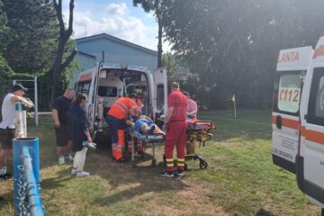 Robert Cuziac a fost dus cu ambulanța la UPU Suceava