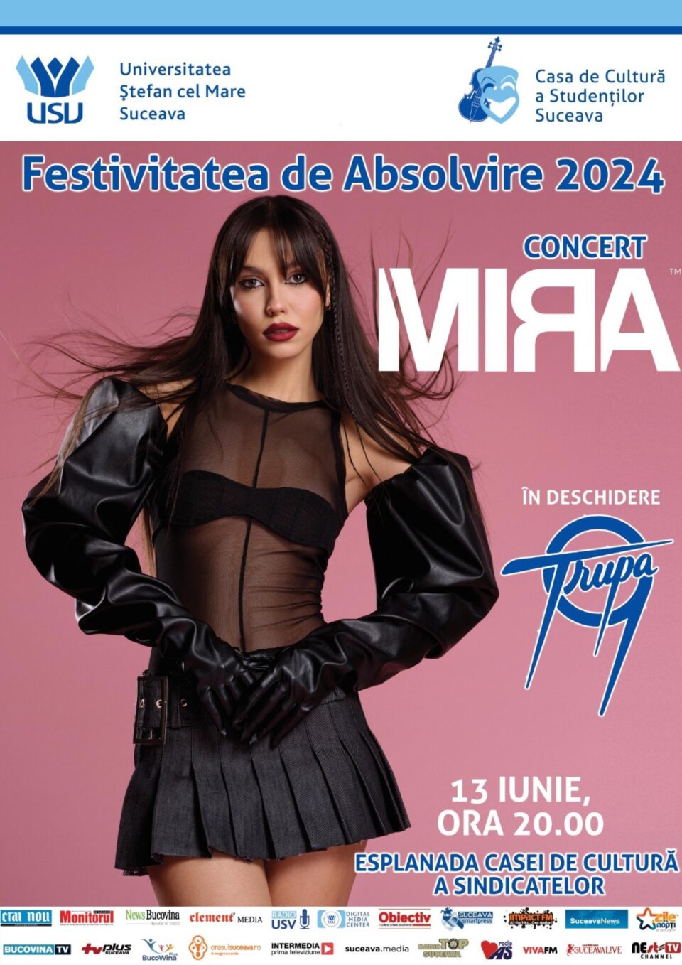 Marșul Absolvenților Promoției 2024 USV va avea loc joi și se va încheia cu un mult așteptat concert Marșul Absolvenților Promoției 2024 USV va avea loc joi și se va încheia cu un mult așteptat concert