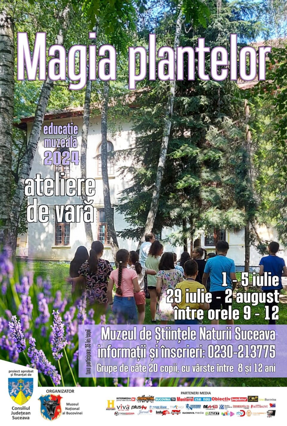 Atelier pentru copii, „Magia plantelor”, la Muzeul de Științe ale Naturii