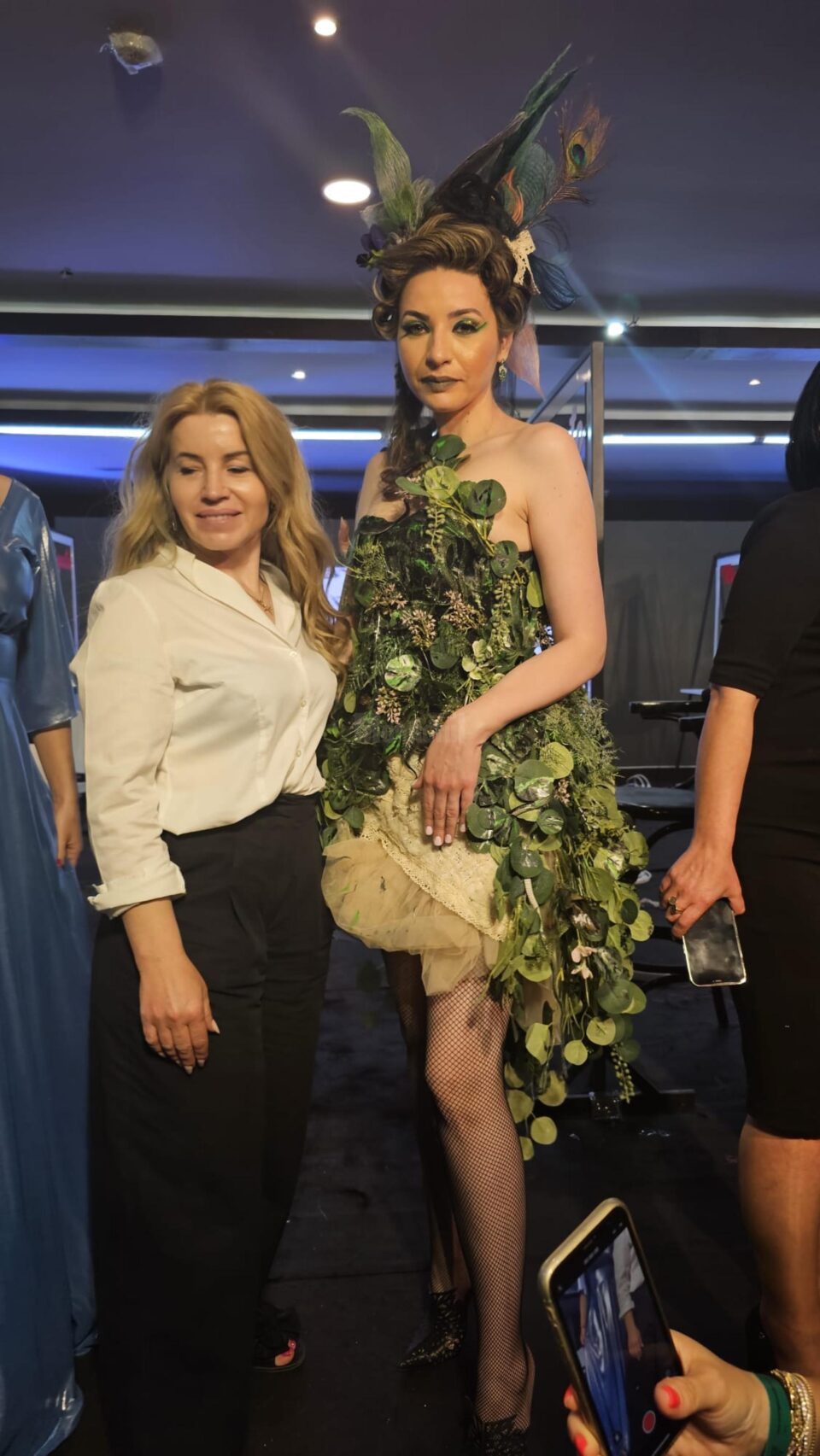 Coafura cu care Elena a obținut locul II la categoria Fantezie (