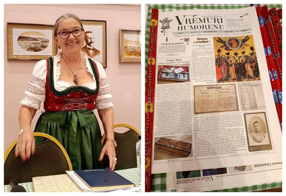 Lucy Glaser, presedinta Forumului German si fondatoarea ziarului Vremuri Humorene