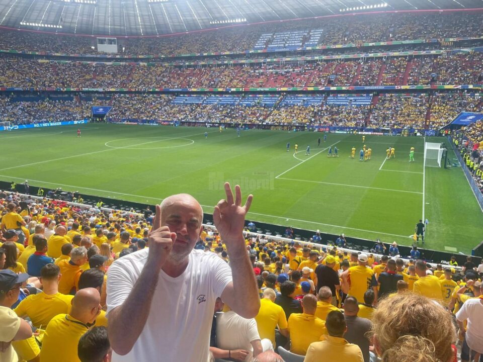 Vasile Rîmbu, susținător al naționalei de fotbal