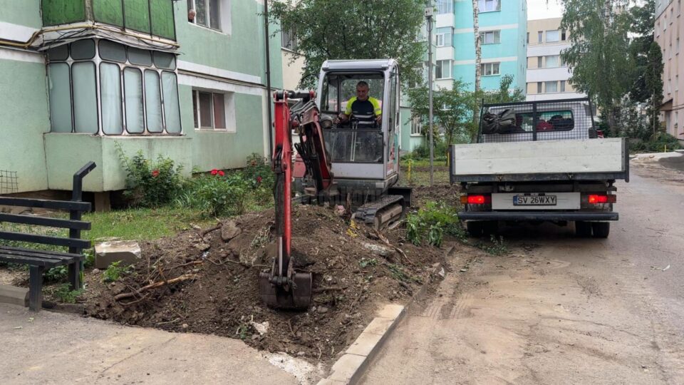 Lucrări de modernizare începute pe strada Luceafărului, din cartierul George Enescu 1