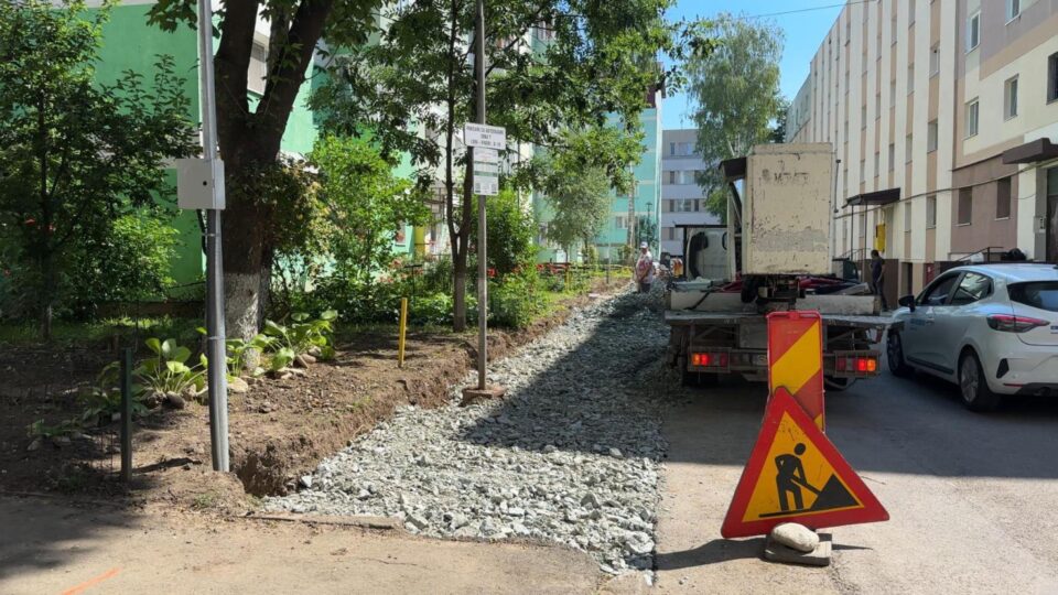 Lucrări de modernizare începute pe strada Luceafărului, din cartierul George Enescu 3