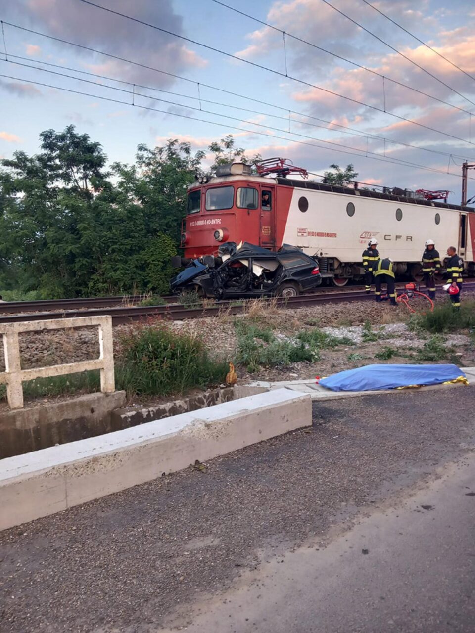 Imagini de coșmar de la locul accidentului