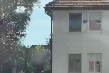 Imagine de la locul accidentului