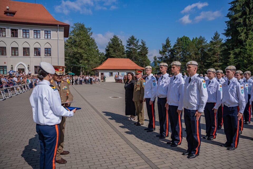 Festivitatea de premiere de la Colegiul Militar. Foto elev caporal Matei Trofin
