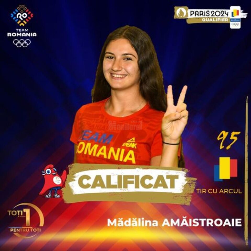 Suceveanca Mădălina Amăistroaie va concura la Jocurile Olimpice de la Paris