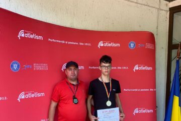 Petru Bodea a cucerit două medalii la Campionatul Național de Atletism U18