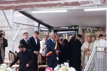 Gheorghe Șoldan a participat la Slujba de Sânziene de la Mănăstirea Sf. Ioan cel Nou Suceava