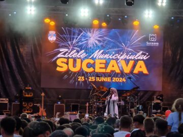 Distracție în centrul Sucevei, în a doua zi de evenimente organizate de primărie pentru a marca Zilele Orașului