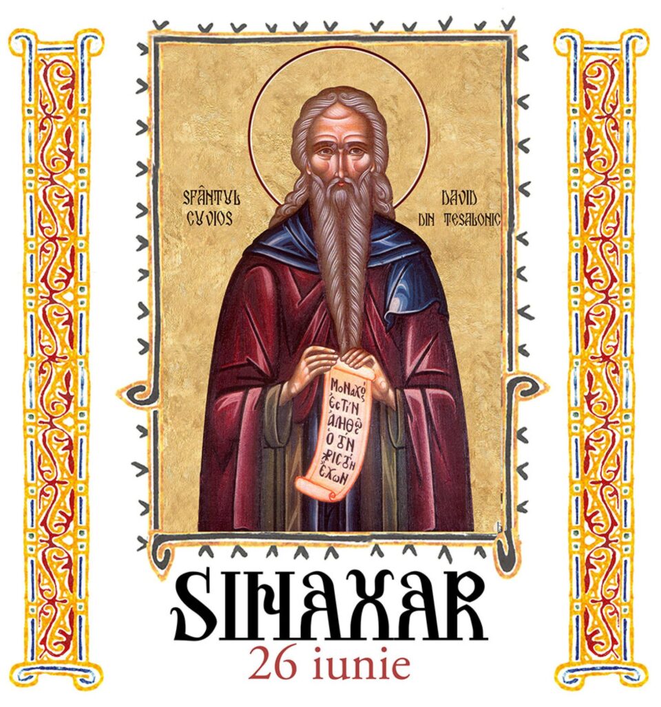 Sinaxar 26 iunie 2024