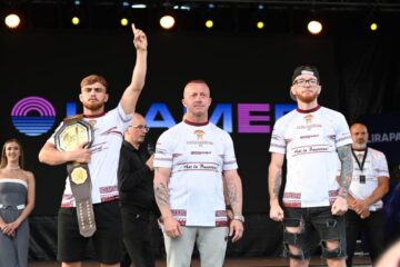 Pe esplanada Casei de Cultură a avut loc cântarul oficial al galei Colosseum Tournament FOTO artistul.studio