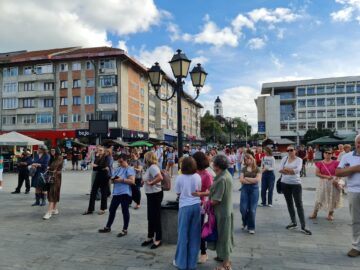 Teatru pe esplanadă, în Centru, la Zilele Sucevei