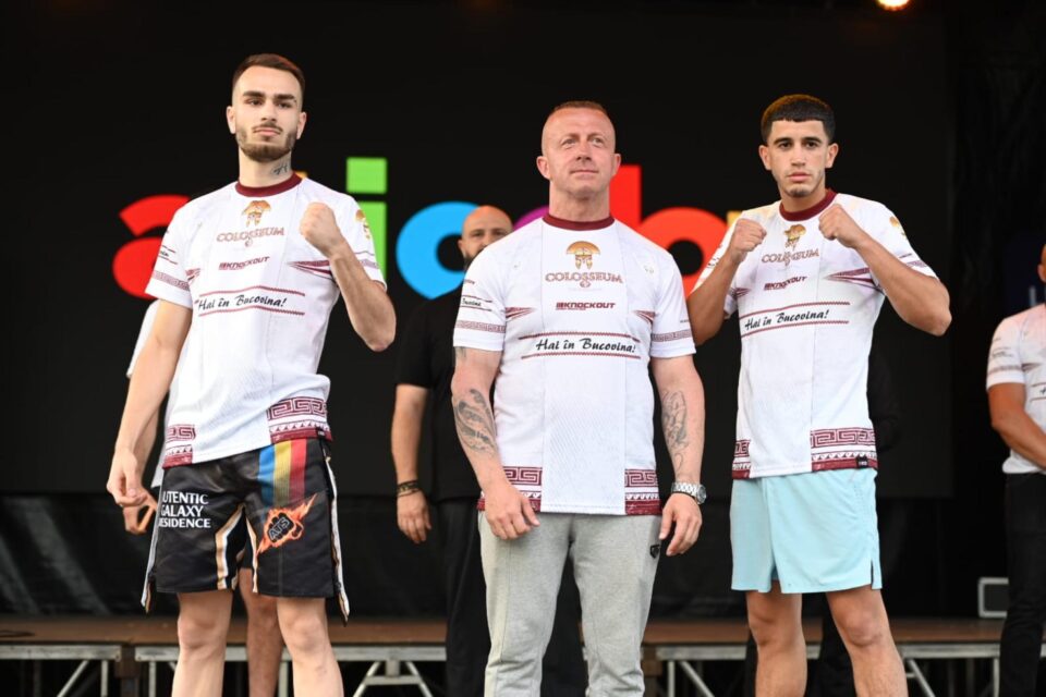 Pe esplanada Casei de Cultură a avut loc cântarul oficial al galei Colosseum Tournament FOTO artistul.studio