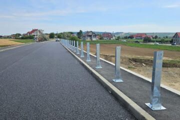 Lucrările la podul de la Milișăuți se apropie de final. S-a turnat și strat de asfalt