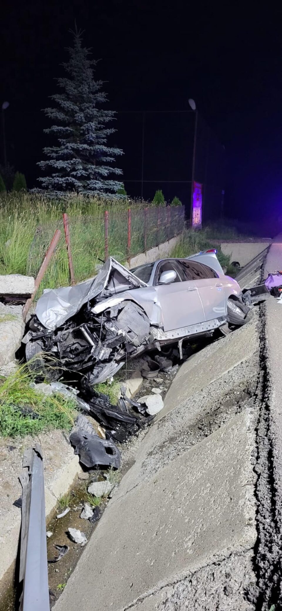 Accidentul de sâmbătă seară s-a dovedit unul grav
