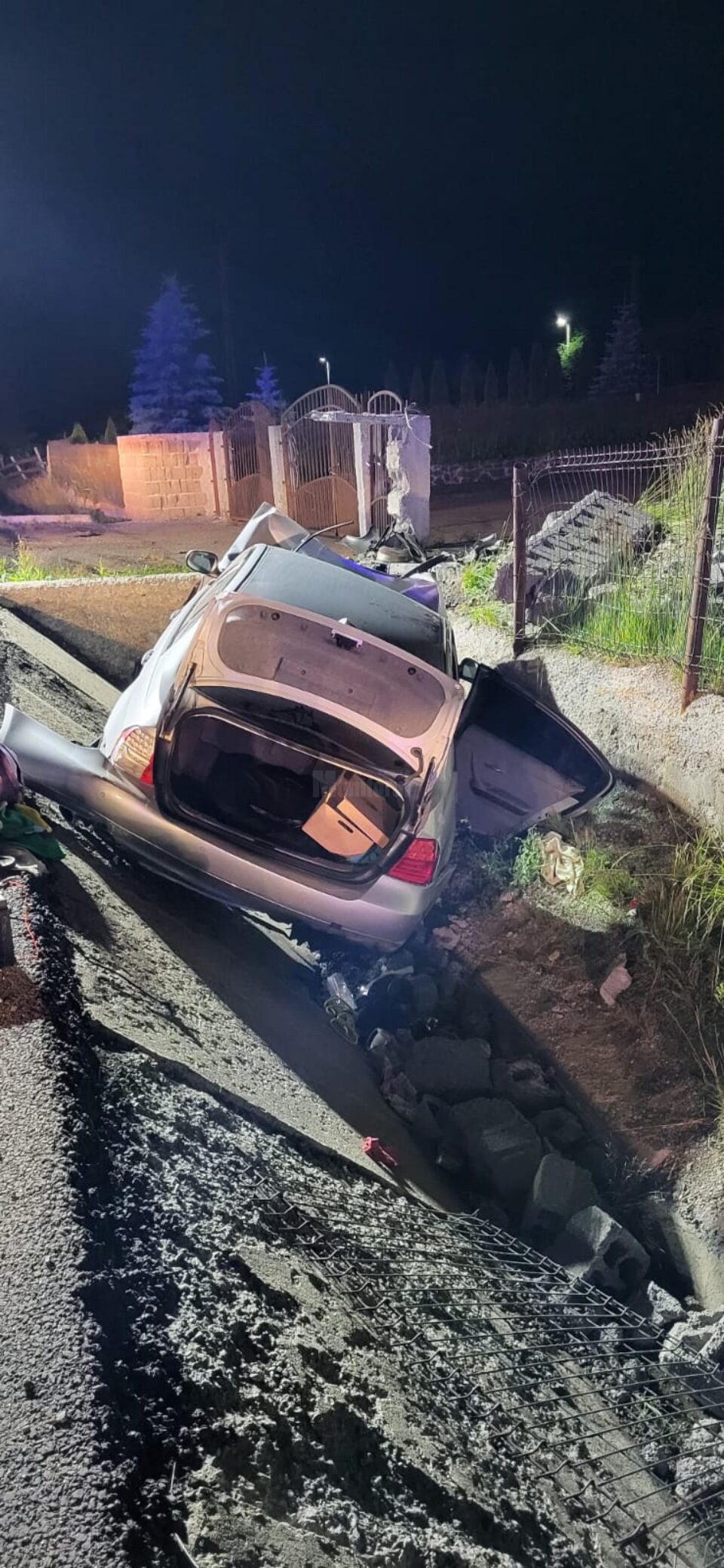 Accidentul de sâmbătă seară s-a dovedit unul grav