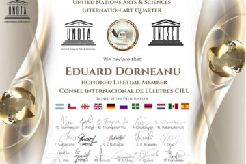 Scriitorul sucevean Eduard Dorneanu a fost numit recent membru de onoare al United Nations Arts & Scients Internation Art Quartier (UNOTA)