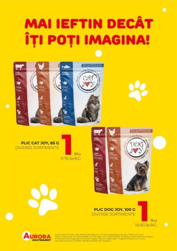 Prețuri accesibile de la DOAR 1 LEU în Aurora Multimarket!